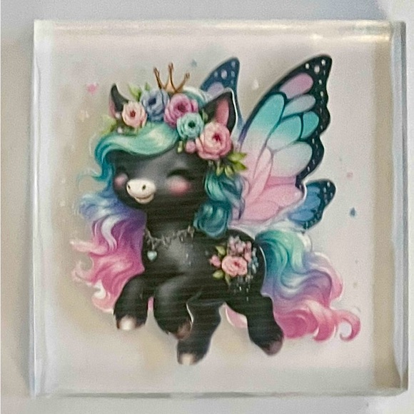Set of 4 Unicorn Fantasy Art Coasters - Picture 2 of 5
